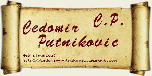 Čedomir Putniković vizit kartica